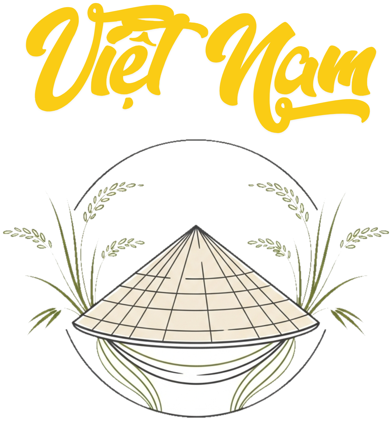 Áo Thun Trắng Việt Nam Hình Nón Lá Thời Trang - 070426-13-57-HDQ