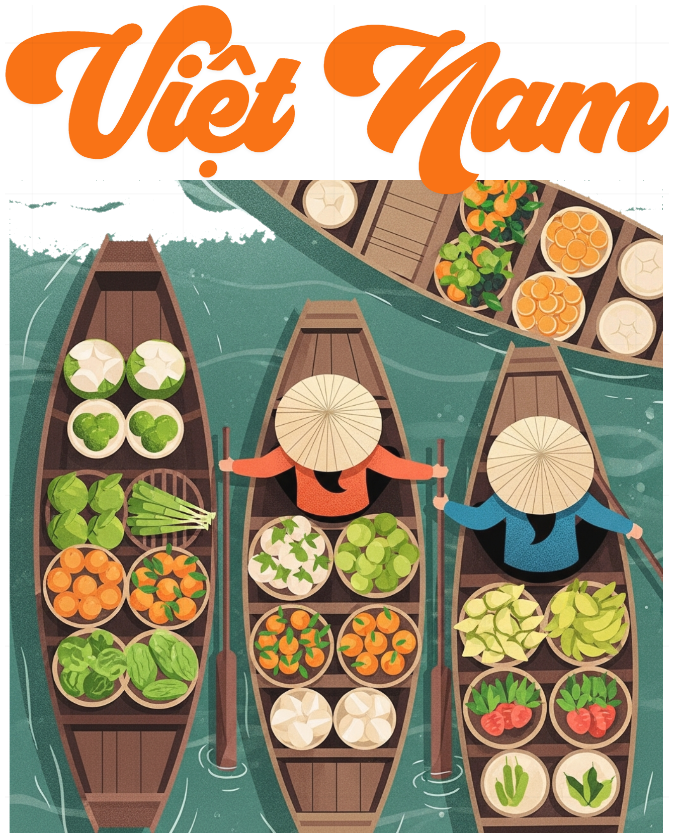 Áo Thun Trắng In Chữ Việt Nam Phong Cách Nghệ Thuật - 070426-14-56-LZW