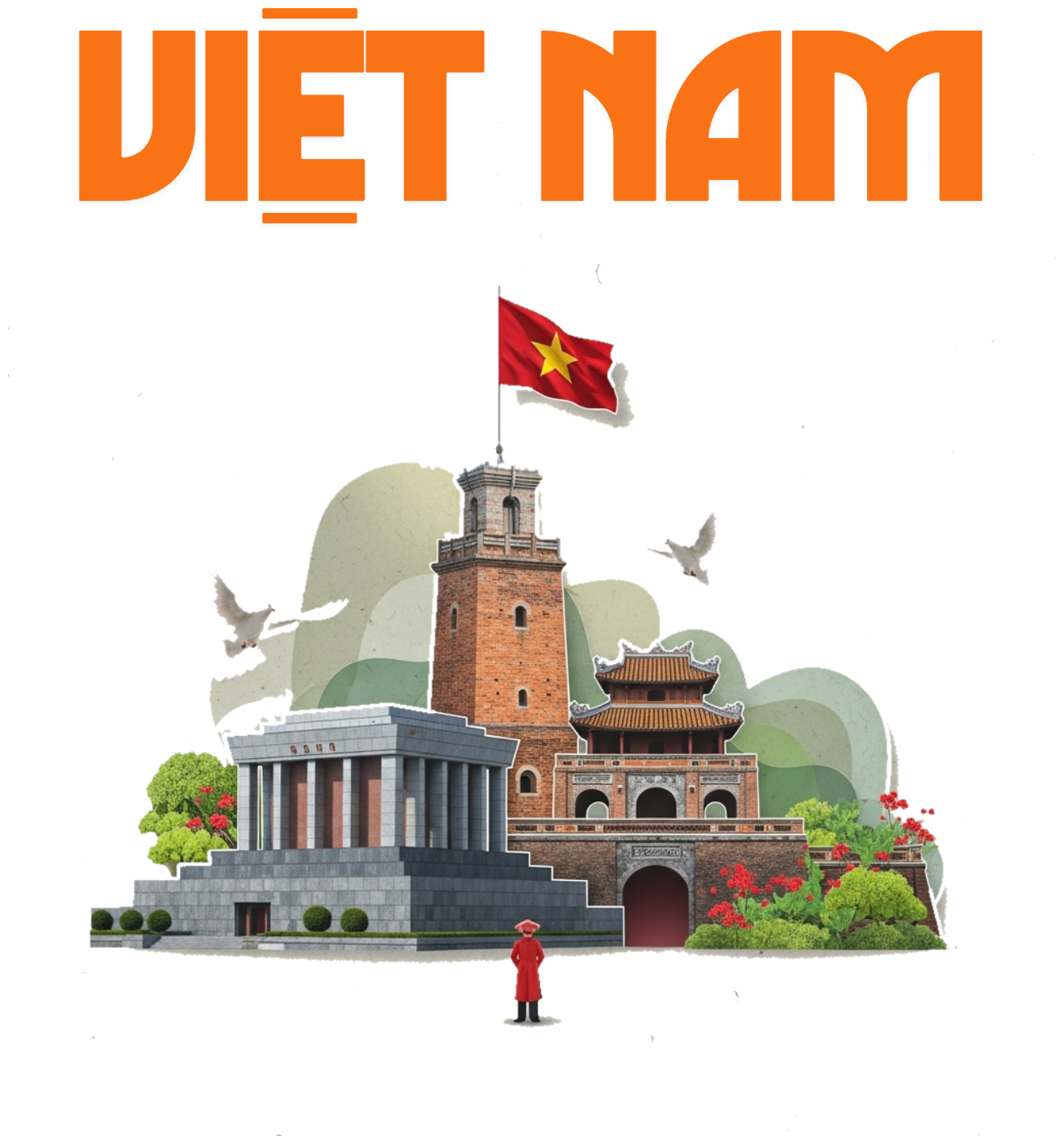 Áo Thun Trắng In Chữ Việt Nam Nghệ Thuật Cao Cấp - 070426-16-26-SEX