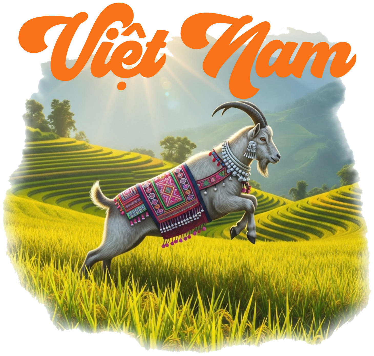 Áo Thun Việt Nam - Nghệ Thuật Sapa Sơn Dương Đại Ngàn - 070426-16-38-JYW