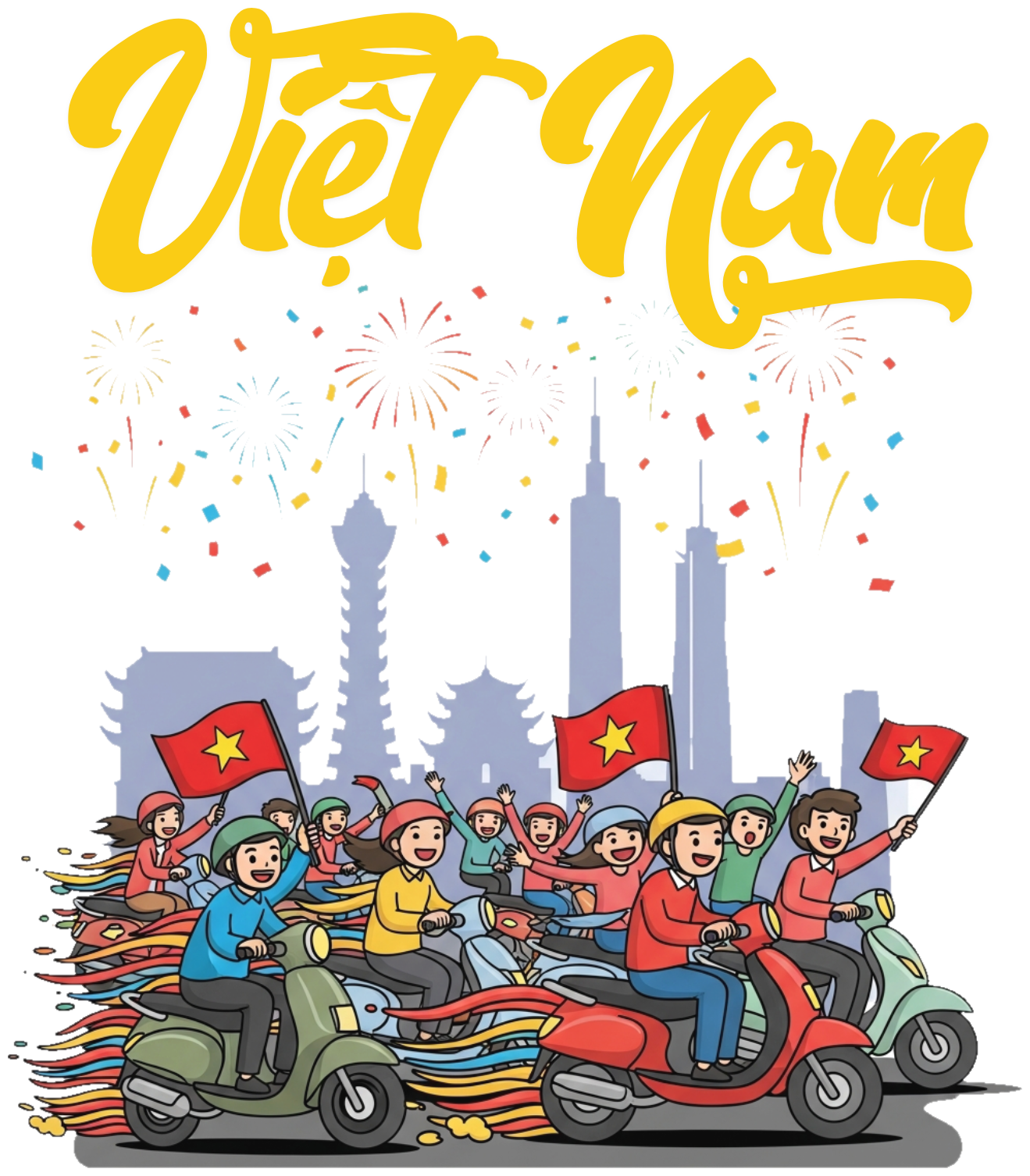 Áo Thun Trắng Việt Nam Thời Trang Năng Động - 070426-16-56-JQU