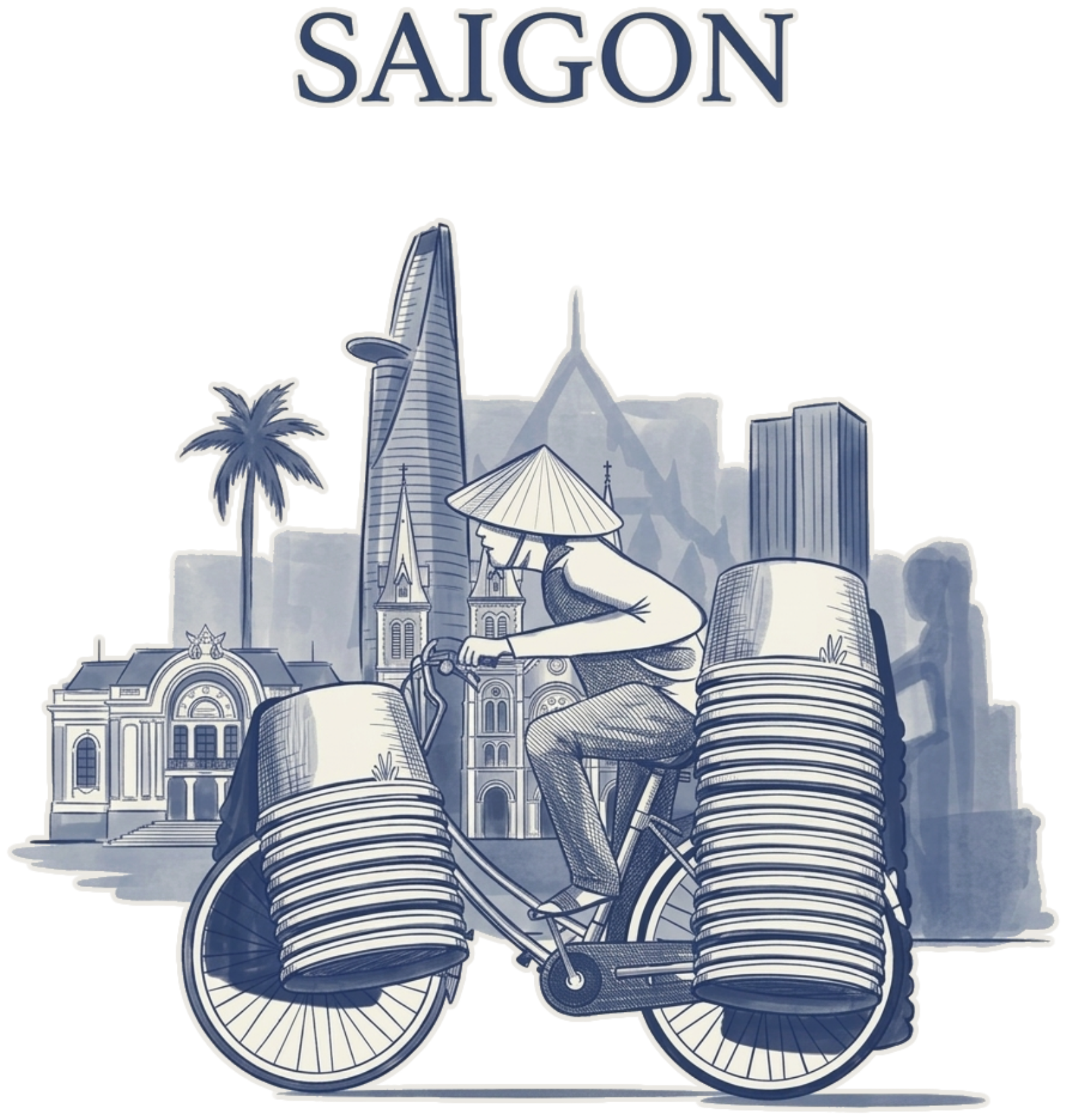Áo Thun Dài Tay Saigon Heritage Local Brand Unisex Form Rộng Cotton Cao Cấp Thời Trang Phố - 071026-09-37-LDQ