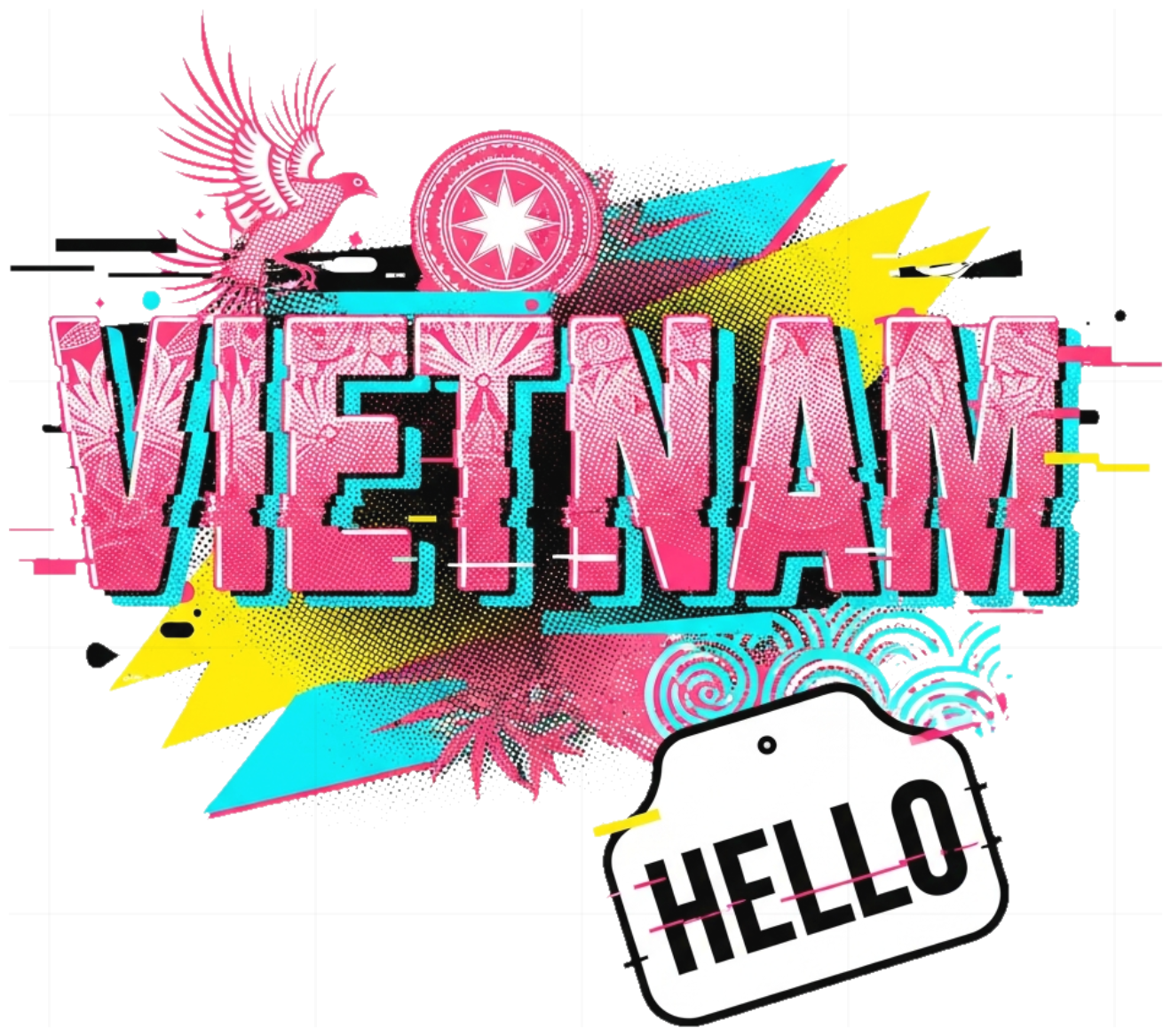 Áo Thun Trắng Streetwear Y2K Vietnam Design Độc Đáo - 080426-15-05-KHY