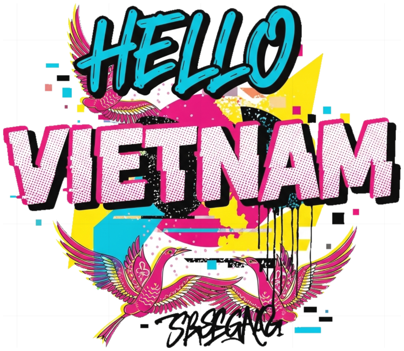 Áo Thun Trắng Streetwear Y2K Vietnam Design Cực Chất - 080426-15-05-SDI