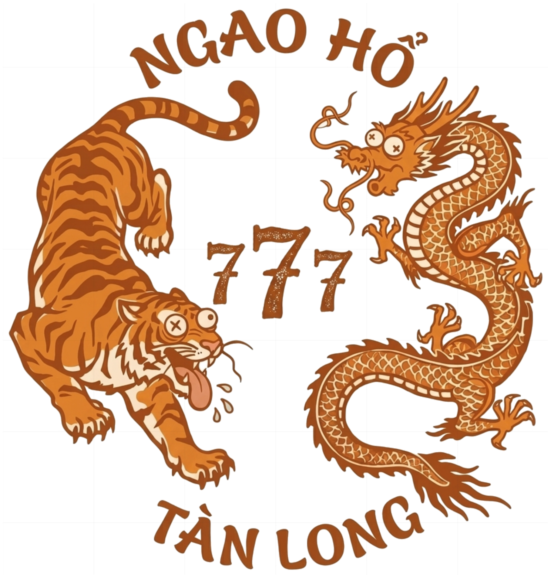 Áo Thun Ngạo Hổ Tàn Long 777 Unisex Form Rộng Streetwear Graphic vietnam.yo - 081026-14-11-JBY