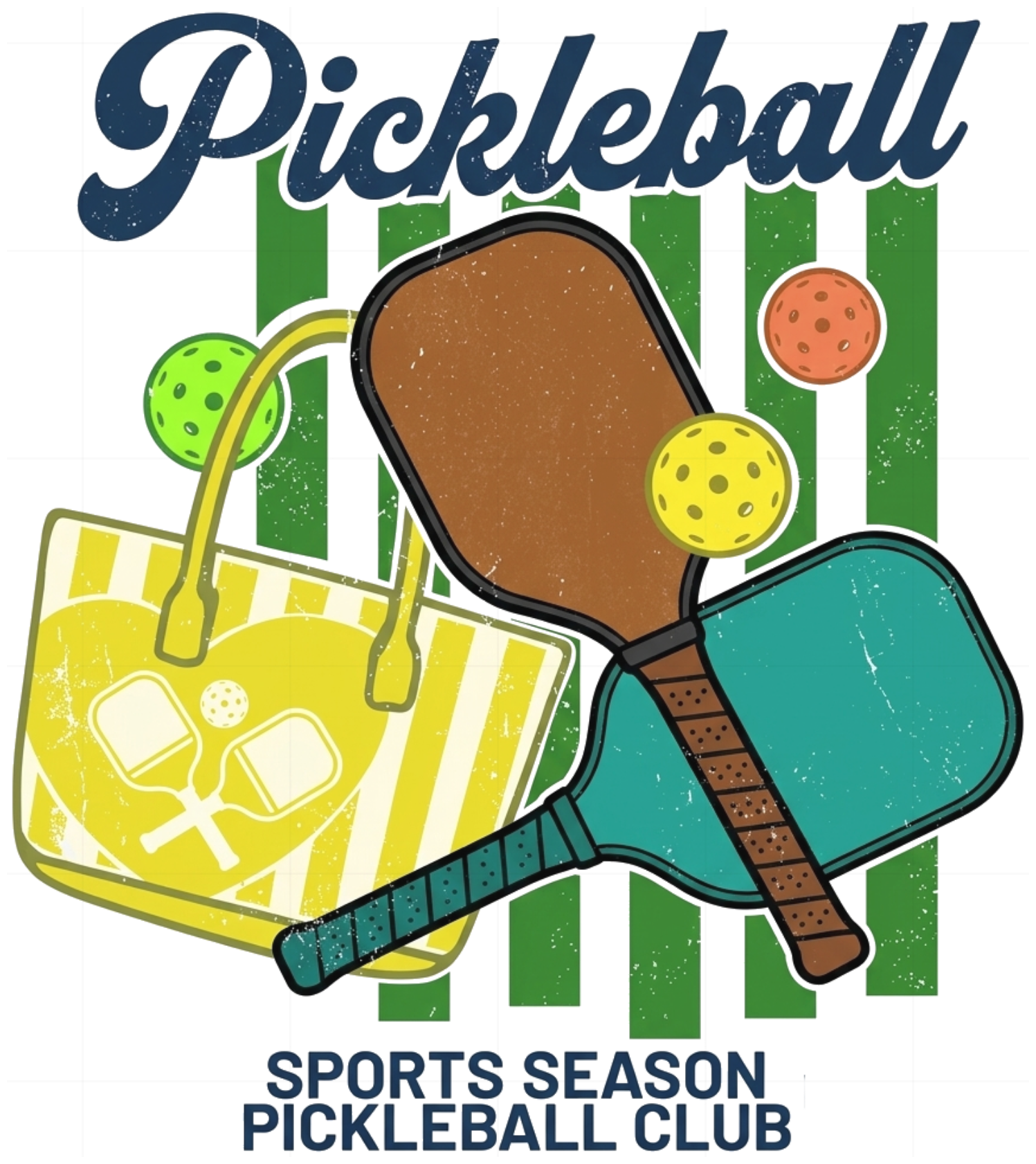 Áo Thun Pickleball Vintage 80s Sports Form Rộng Cotton Cao Cấp Thời Trang Unisex - 081026-16-22-OID