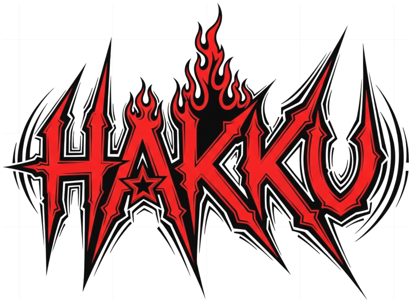 Áo Thun Unisex HAKKU Graffiti Lửa Form Rộng Cotton Co Giãn - 100626-16-44-ZJB