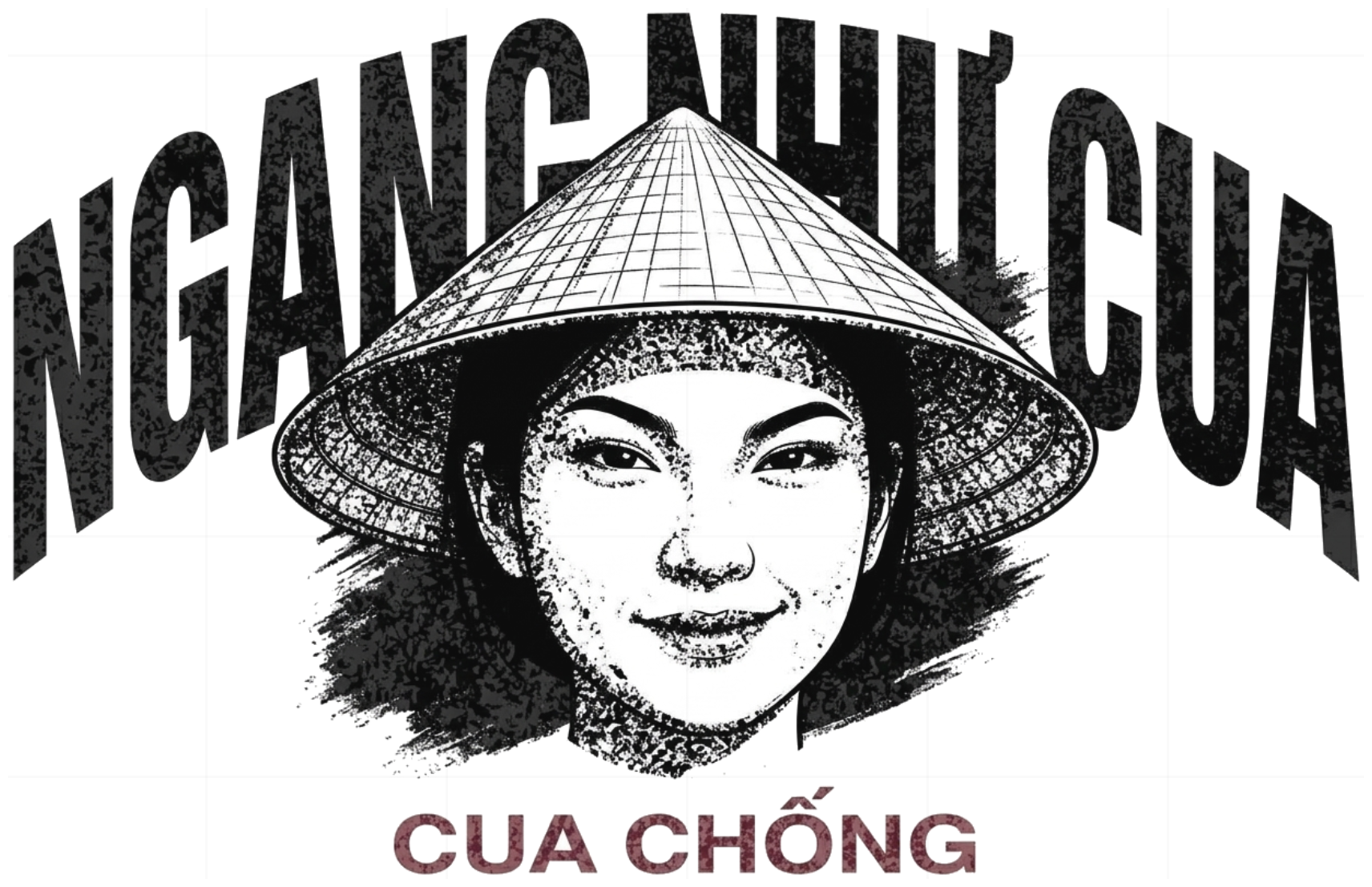 Áo Thun Hình In Ngang Như Cua Nón Lá Việt Nam Cotton Form Rộng Unisex Streetwear Độc Đáo - 100926-14-07-GTQ