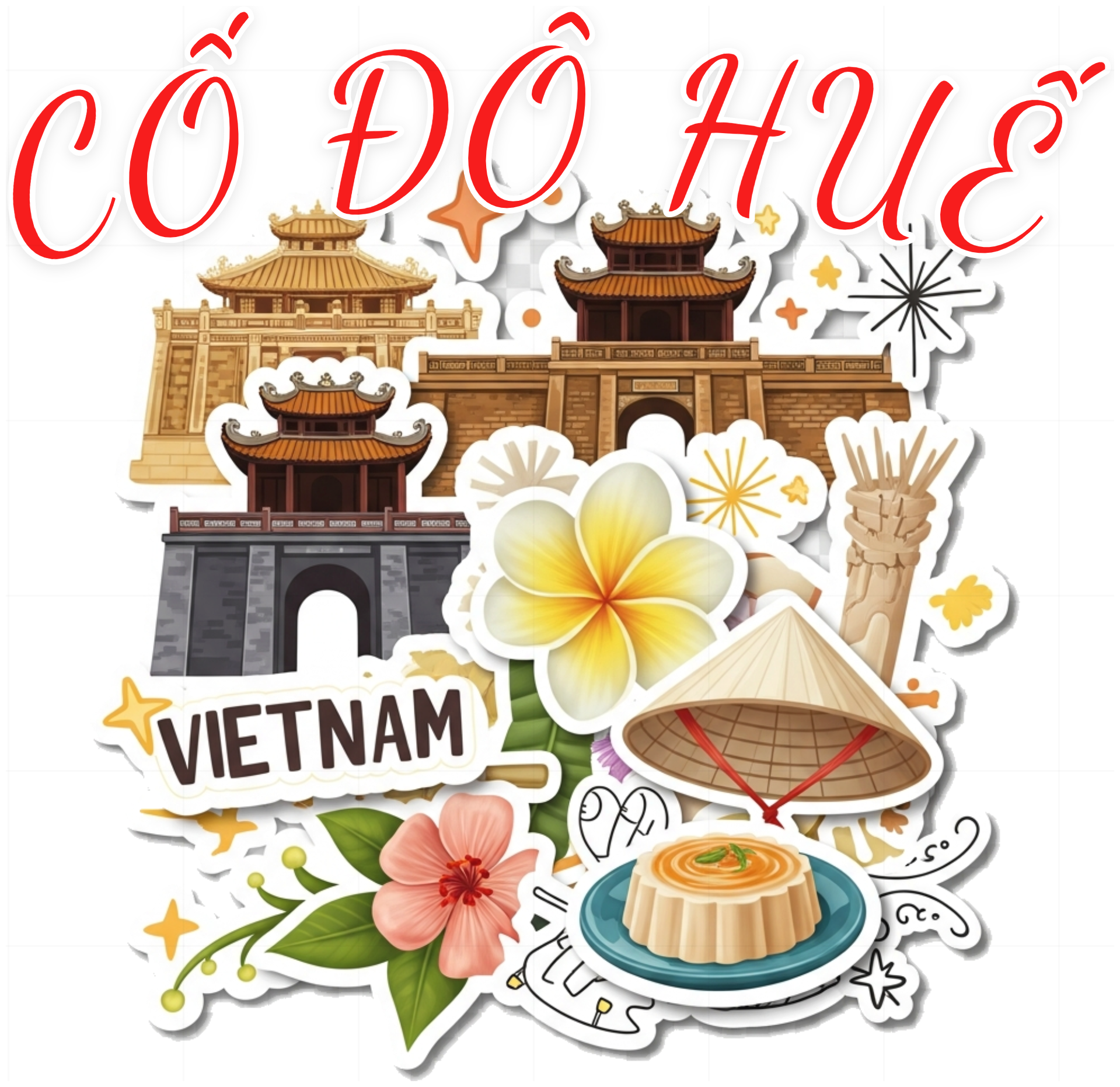 Áo Thun Cố Đô Huế Unisex Form Rộng Cotton Cao Cấp Vintage - 120626-13-52-CTP