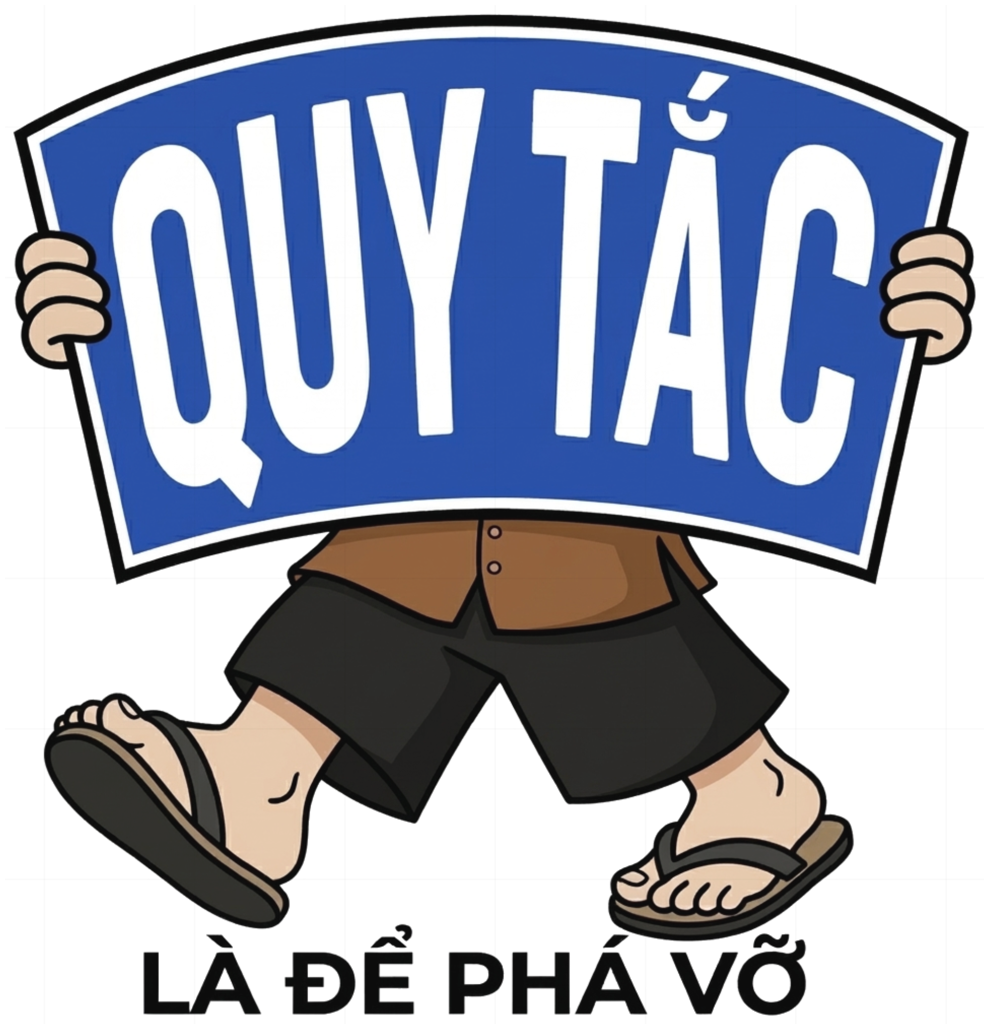 Áo Thun Quy Tắc Phá Vỡ Unisex Form Rộng Streetwear Graphic Tee vietnam.yo - 121026-13-40-OZR