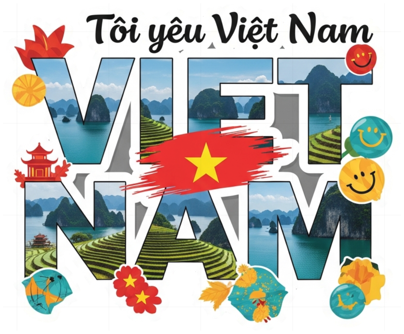 Áo Thun Trắng In Hình Design Tự Hào Việt Nam Cao Cấp - 130426-10-53-IVN