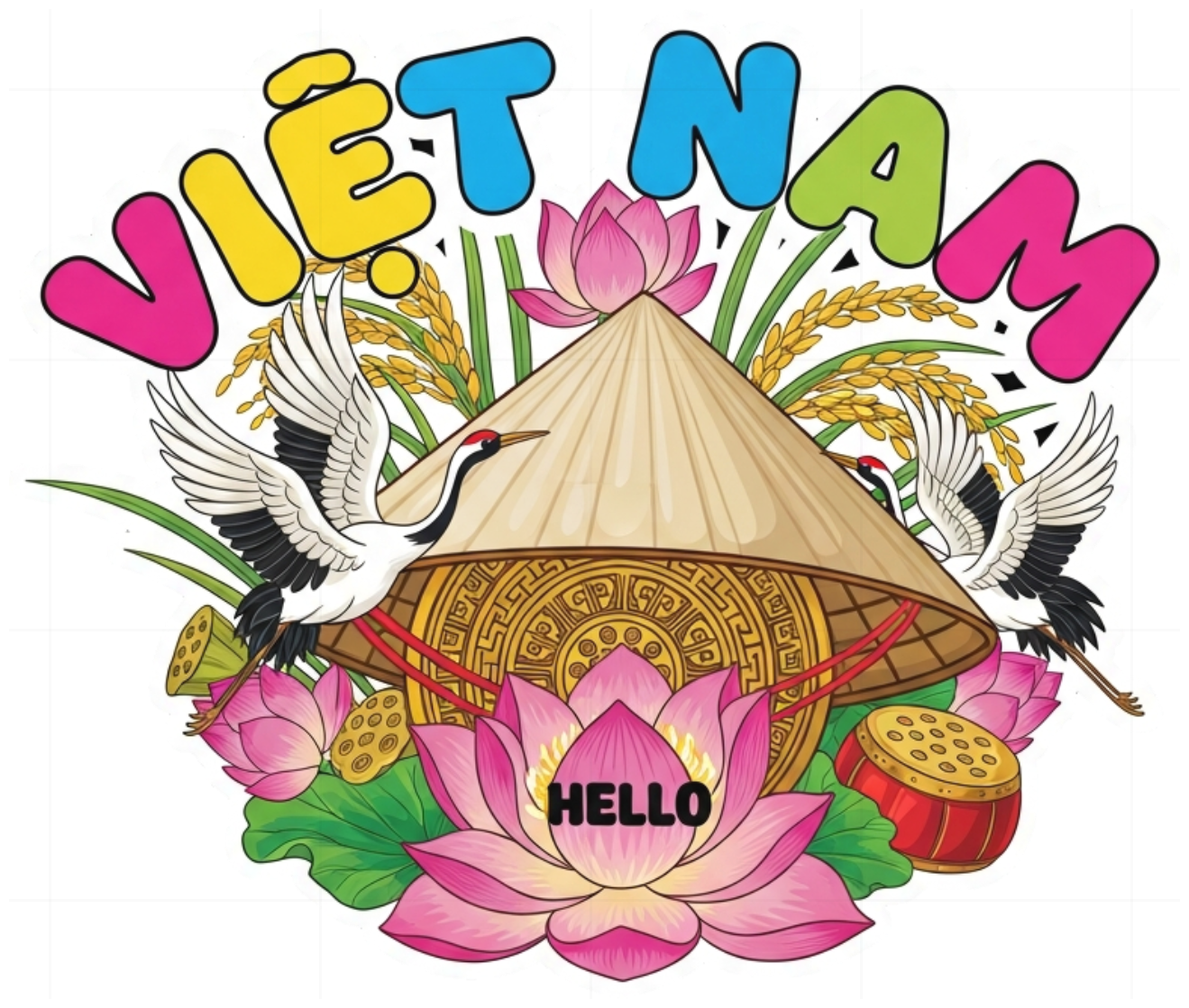 Áo Thun Thời Trang In Chữ Viet Nam Design Cao Cấp - 130426-15-08-VPI