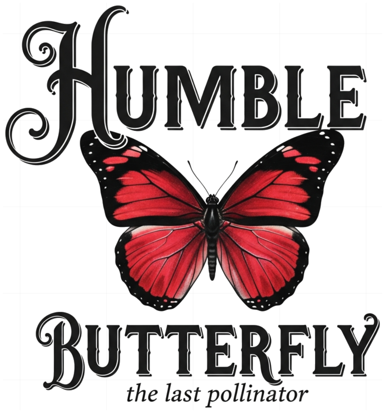 Áo Thun Trắng Humble Butterfly Retro Unisex Form Rộng Cotton Co Giãn - 130626-15-09-AZI