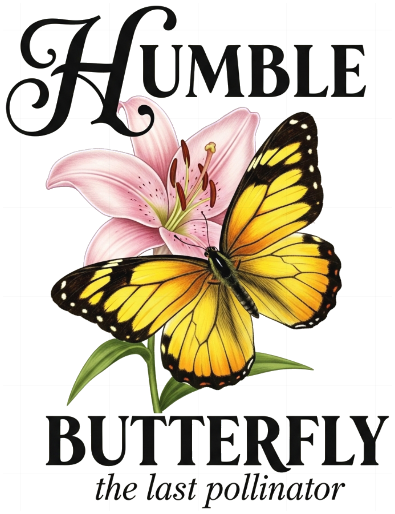 Áo Thun Unisex Humble Butterfly Form Rộng Cotton Streetwear Cực Chất - 130626-15-15-PUQ
