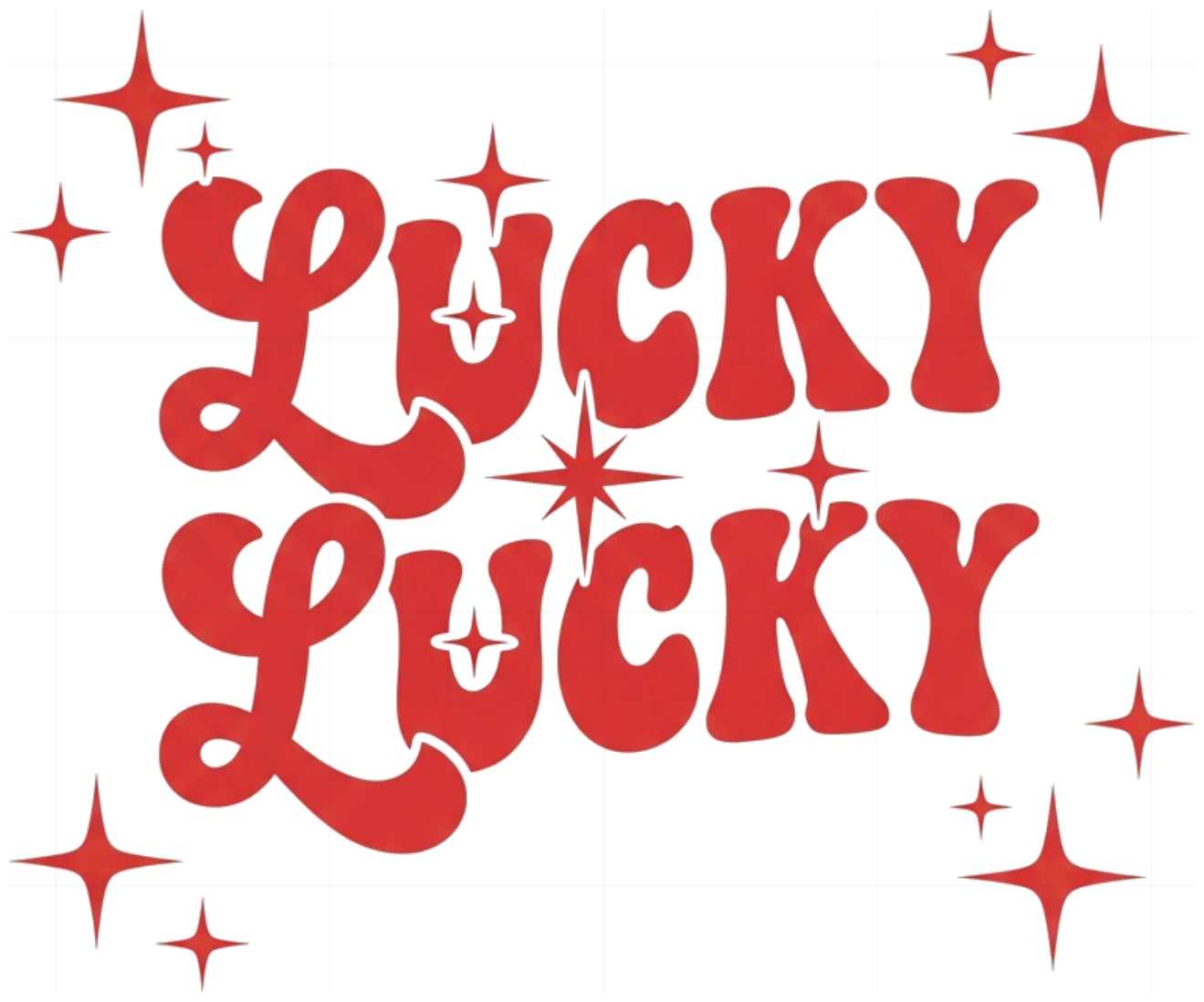 Áo Thun Lucky Lucky Retro Groovy Form Rộng Cotton Co Giãn - 130626-16-04-YXQ