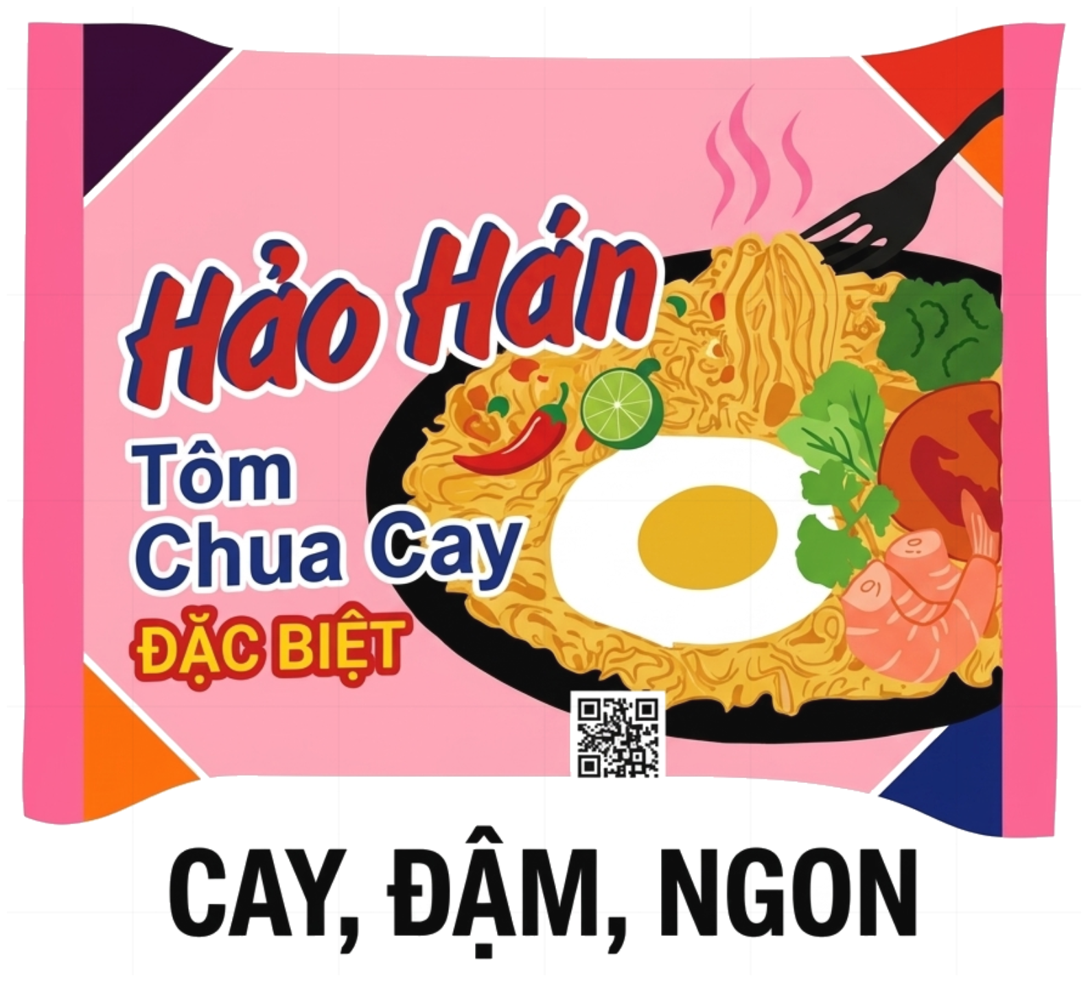 Áo Thun Mì Tôm Chua Cay Unisex Form Rộng Graphic Tee Streetwear vietnam.yo - 141026-15-48-GHT