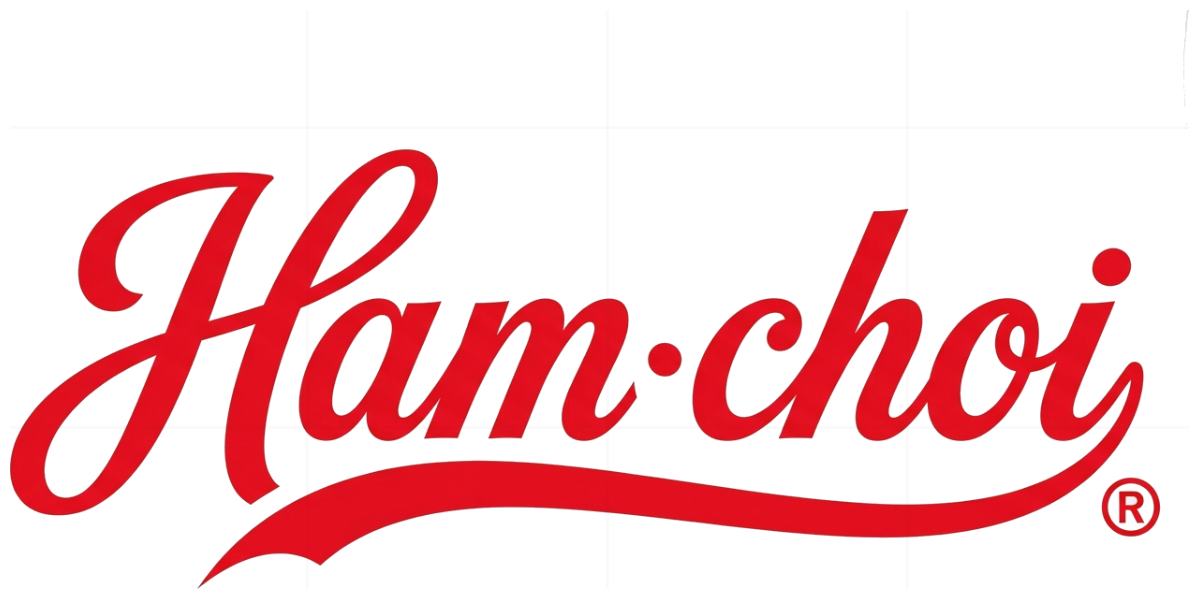 Áo thun tay lỡ form rộng VNXK HAMCHOI Trắng cotton cao cấp dáng basic Ham Choi Vintage Script Tee - 150726-15-41-VTB