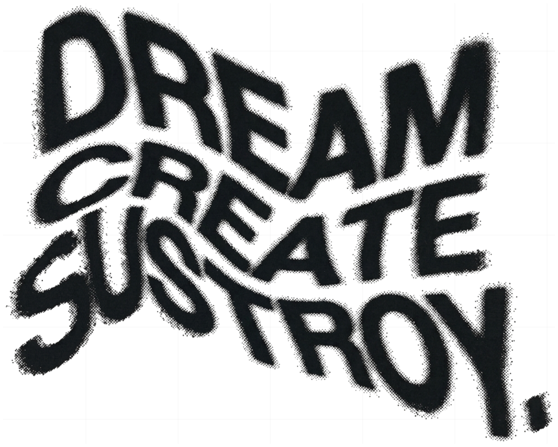 Áo Thun Streetwear Y2K Acid Grunge Graphic Dream Create Destroy Form Boxy Cotton 100% Cao Cấp - 161026-08-59-MKN