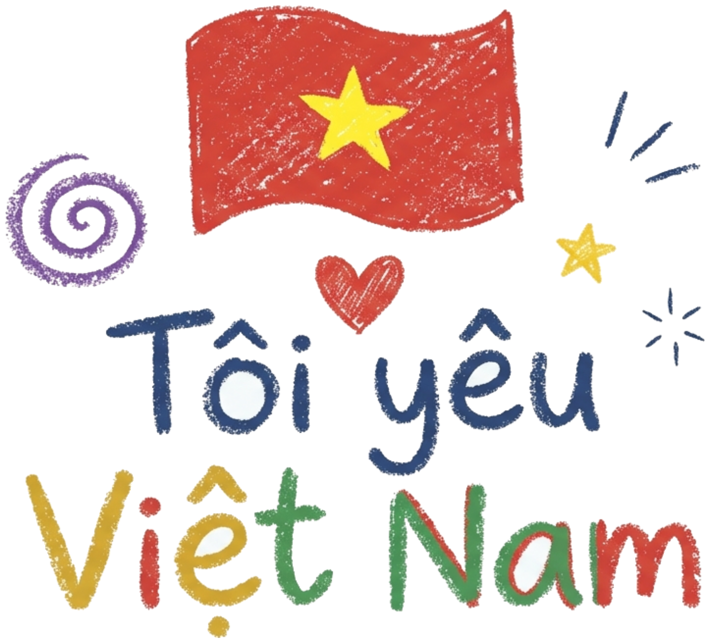 Áo thun Tôi Yêu Việt Nam VNXK HAMCHOI Trắng form rộng thoải mái Vietnam Patriotism Tee - 200726-14-43-EZR