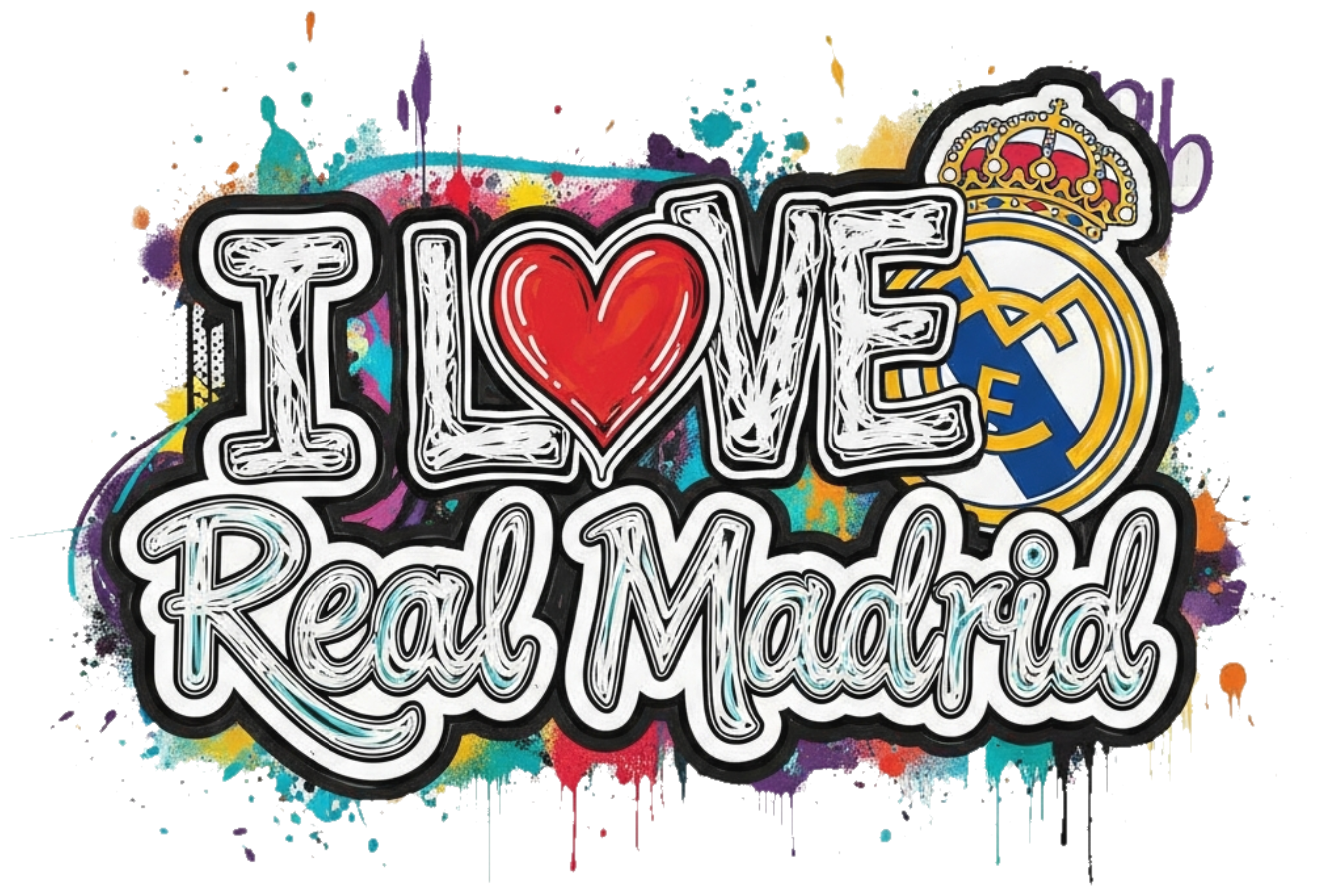 Áo Thun Real Madrid Unisex Phông Trắng Cotton 100% - Áo Phông Fan Bóng Đá Phong Cách Graffiti Cực Chất Đi Chơi Du Lịch - 210526-10-16-WCH