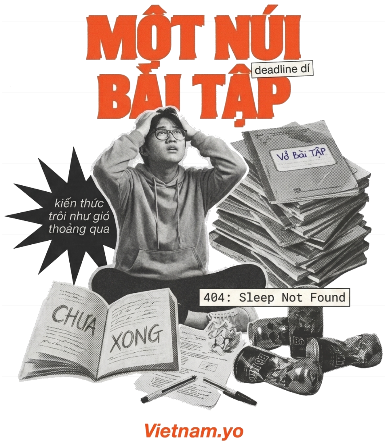 Áo Thun Một Núi Bài Tập Tee Vintage vietnam.yo Form Rộng Cotton 100% - 210726-15-56-ZKI