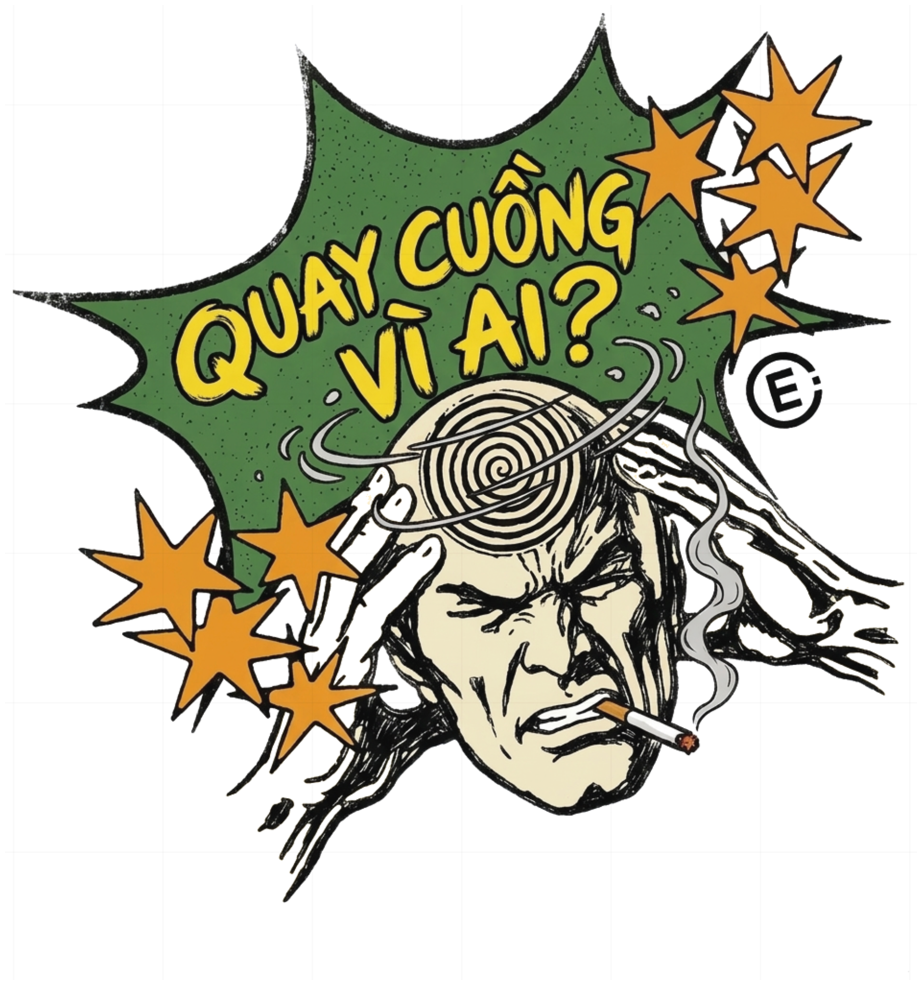 Áo Thun Quay Cuồng Unisex Form Rộng Streetwear Vintage Pop Art vietnam.yo - 211026-09-50-TFY