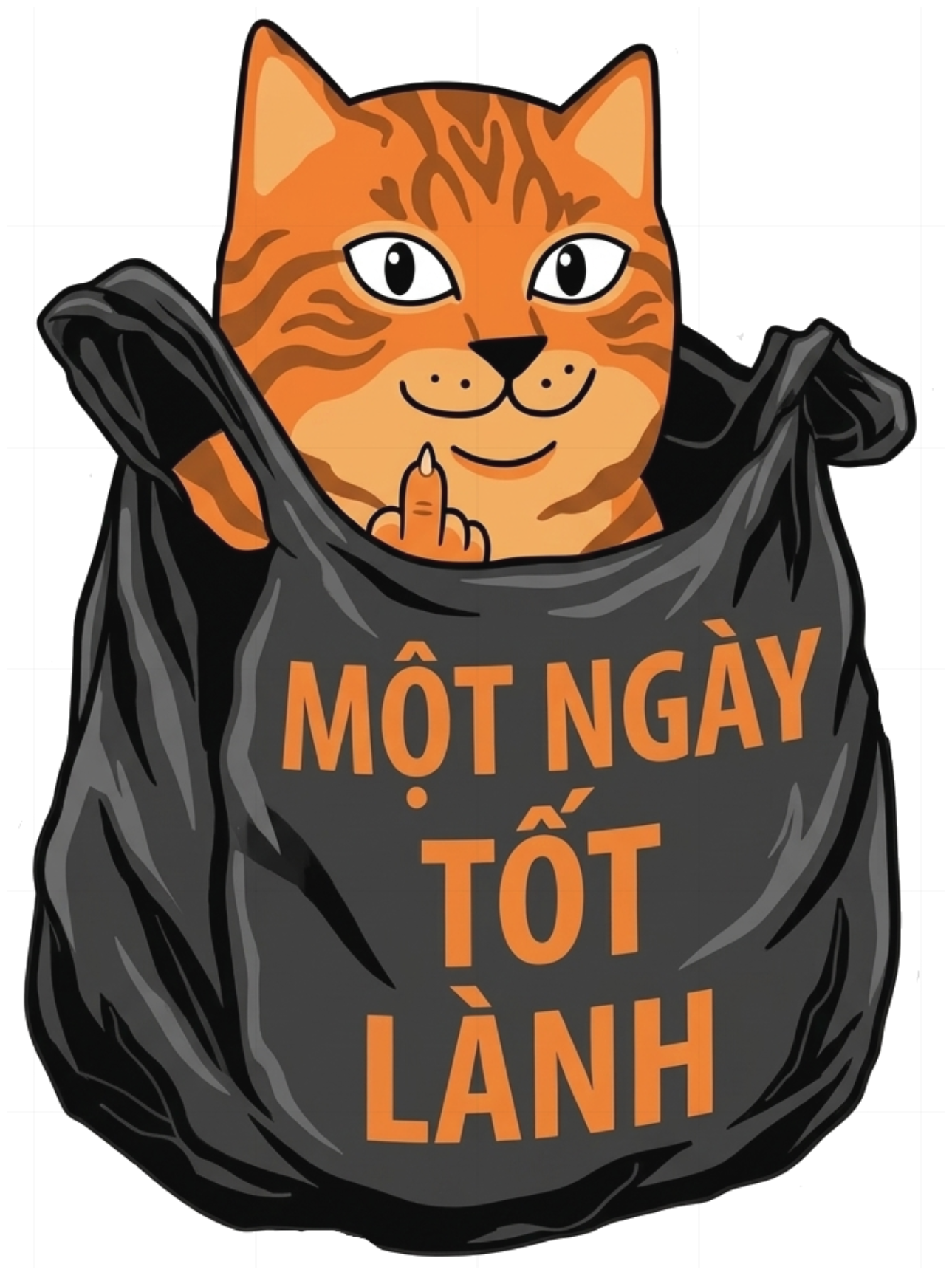 Áo Thun Mèo Một Ngày Tốt Lành Unisex Form Rộng Streetwear Meme vietnam.yo - 221026-13-41-AGO