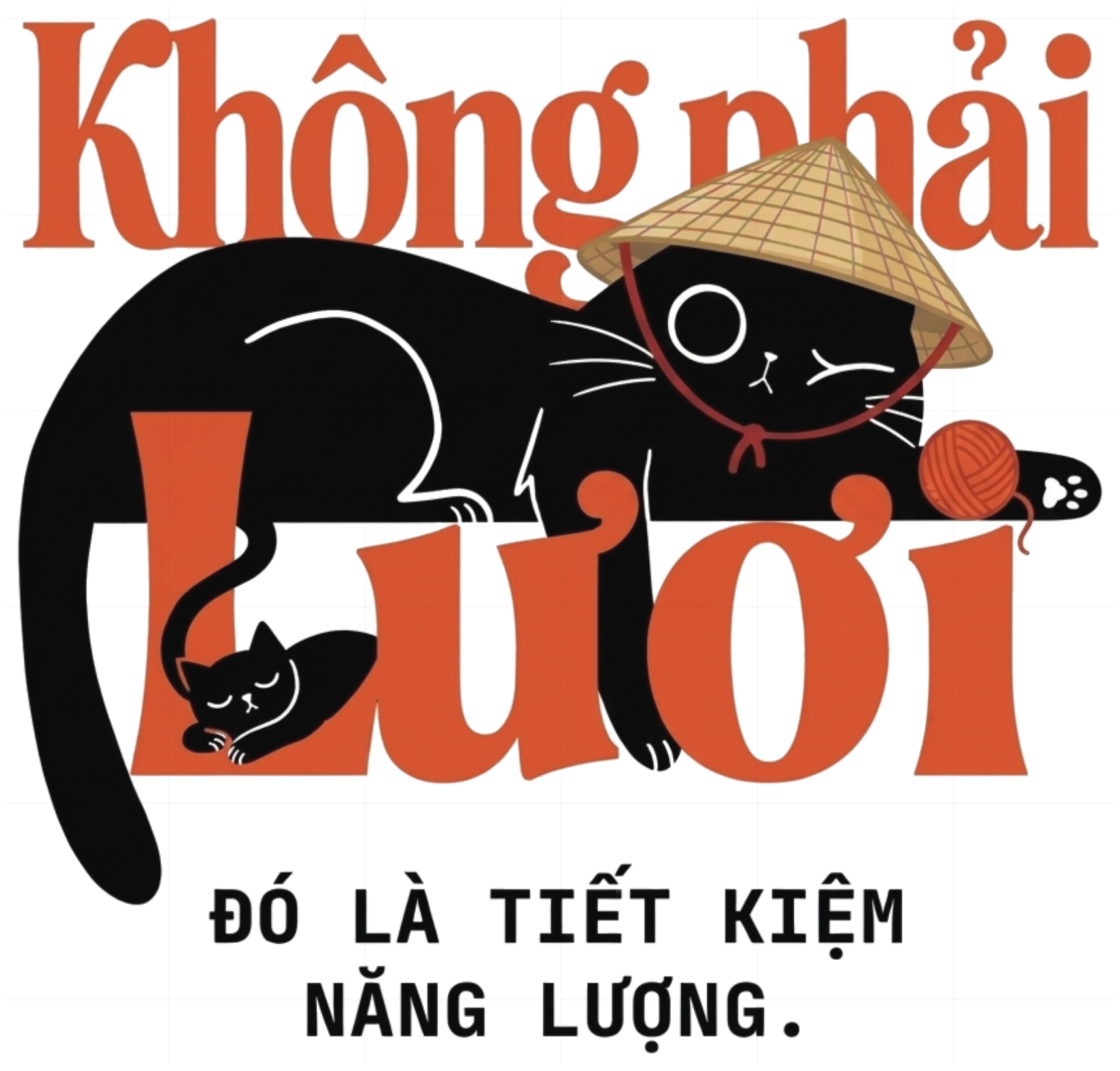 Áo Thun Mèo Đội Nón Lá Tiết Kiệm Năng Lượng Unisex Form Rộng Streetwear Graphic Tee vietnam.yo - 221026-16-20-RWW