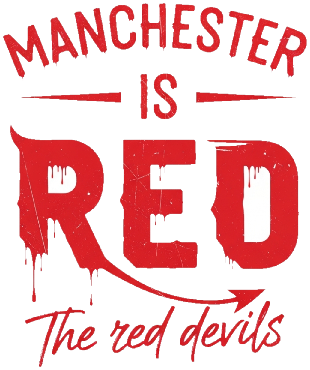 Áo Thun Manchester Is Red Phong Cách Streetwear - 230326-15-26-YIV