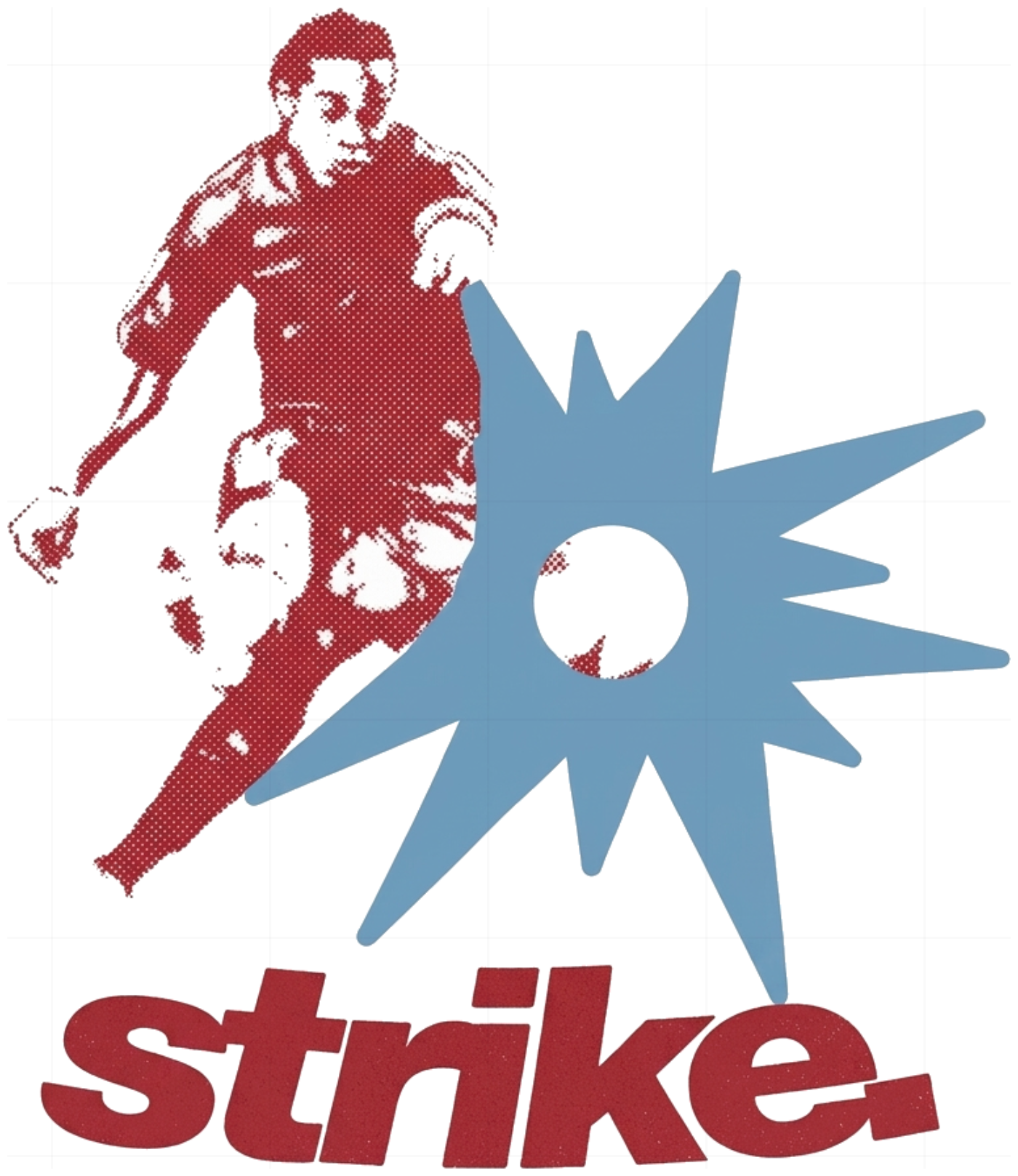 Áo Thun Strike Football Y2K Streetwear Unisex Form Rộng Cotton Local Brand | 231026-09-47-FCK