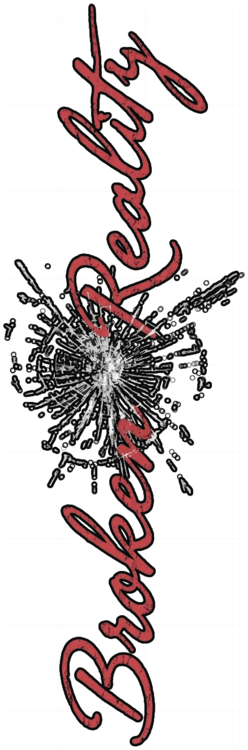 Áo Thun Broken Reality Shattered Glass Unisex Form Rộng Cotton Streetwear Local Brand | 231026-10-57-RDP