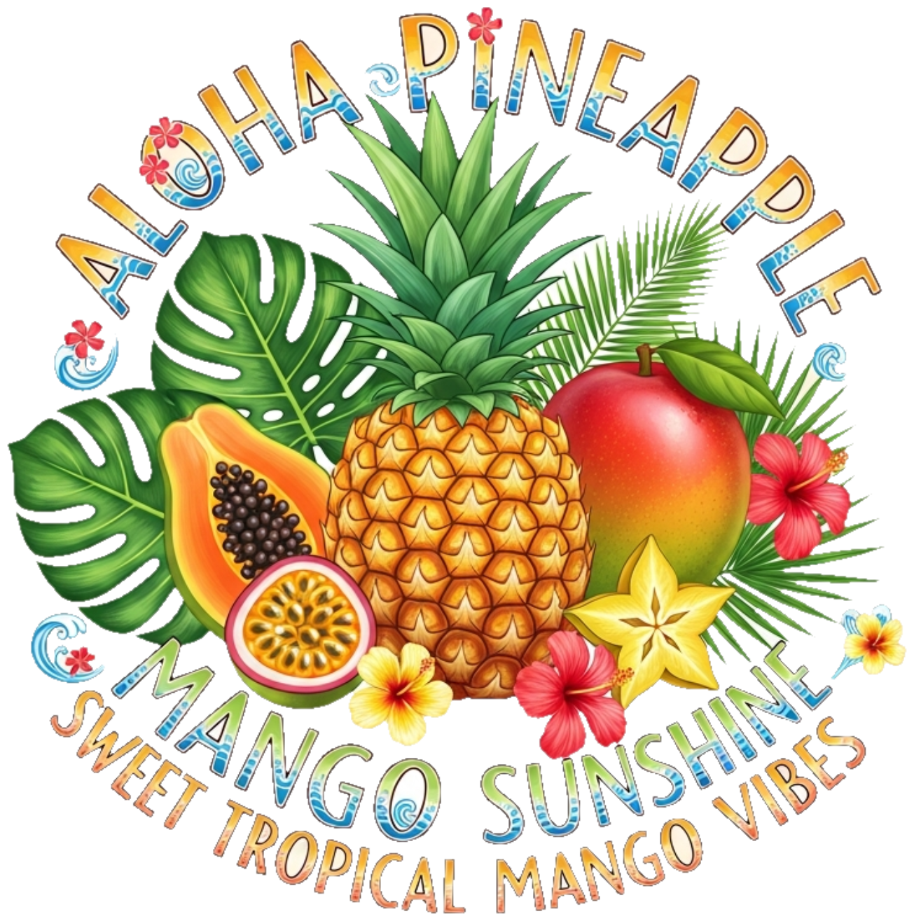 Áo Thun Design Phong Cách Tropical Hawaii Năng Động - 270326-09-23-STX