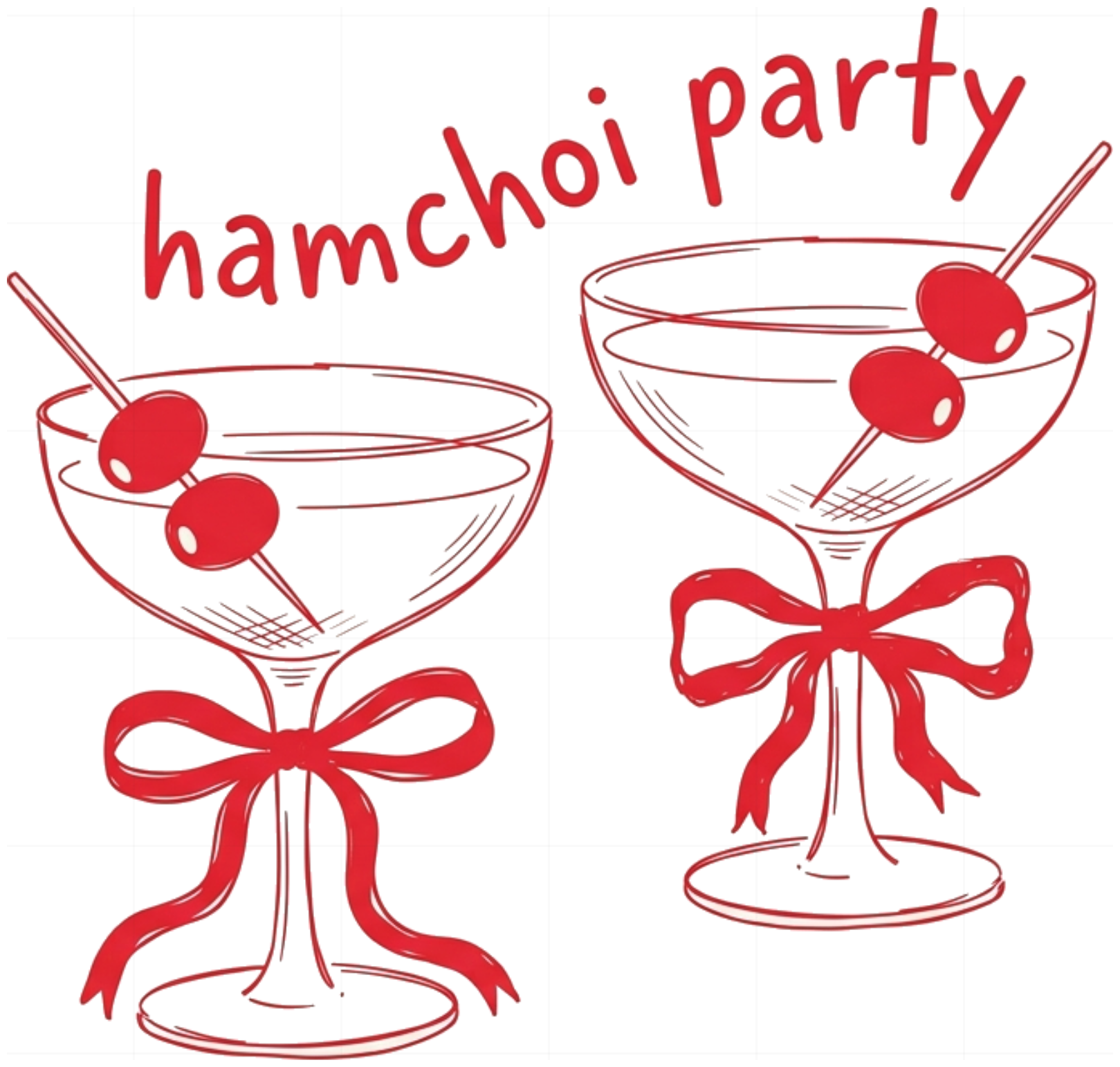 Áo thun xước unisex VNXK HAMCHOI Trắng cotton xước form rộng Martini Party Tee - 280726-09-27-FEH