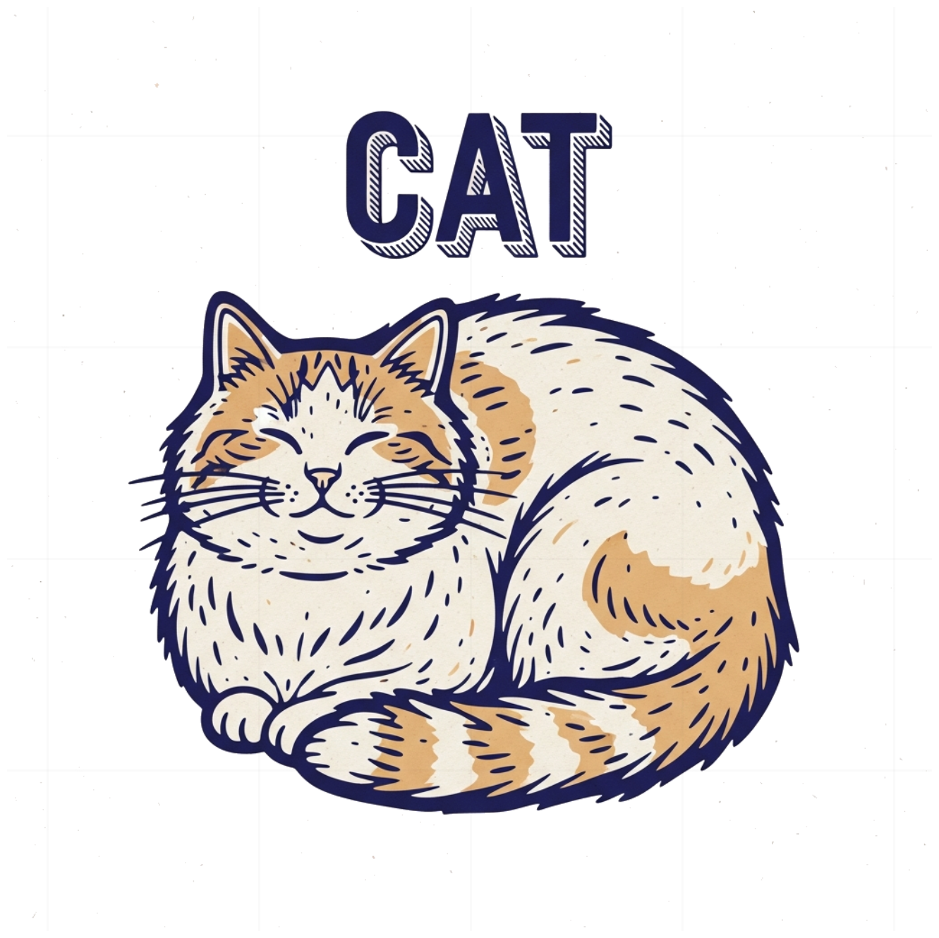 Áo Thun Unisex Form Rộng Màu Trắng In Hình Mèo Béo Chubby Cat Design - Chất Cotton 100% Co Giãn Thoáng Mát Xu Hướng Thời Trang Ulzzang 2024 - 290526-14-54-WPM