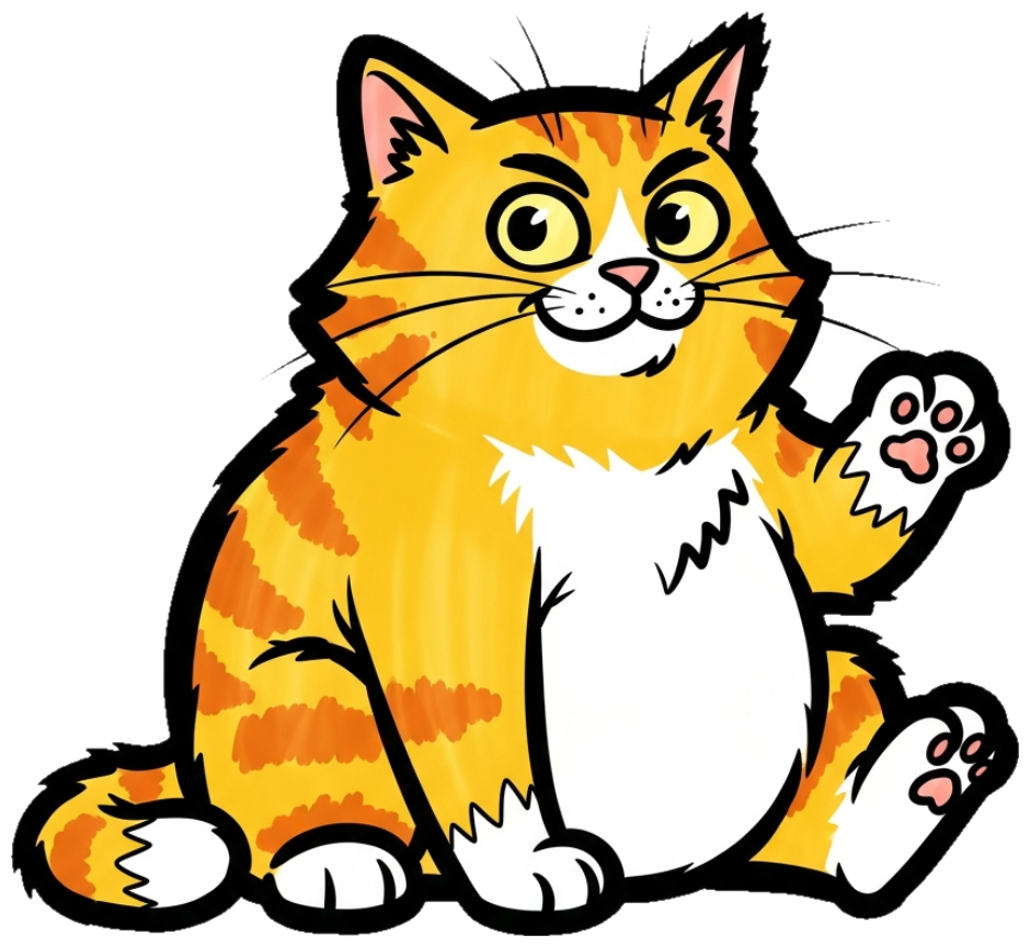 Áo Thun Màu Kem In Hình Mèo Béo Slogan Stupid - 300326-11-01-EJB