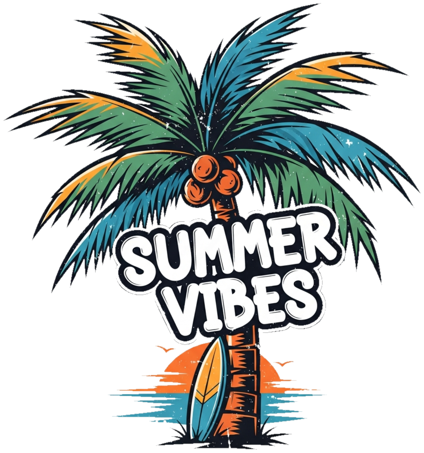 Áo Thun Trắng Summer Tropical Streetwear Design - 300326-15-57-LYP