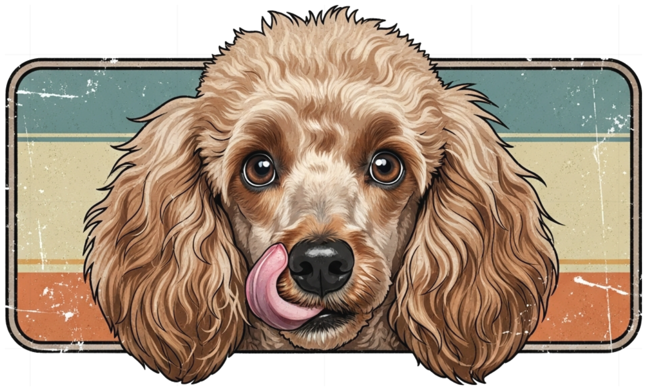 Áo Thun Unisex Form Rộng Trắng In Hình Chó Poodle Hài Hước Slogan Design Trend 2024 - 300526-14-07-EGZ