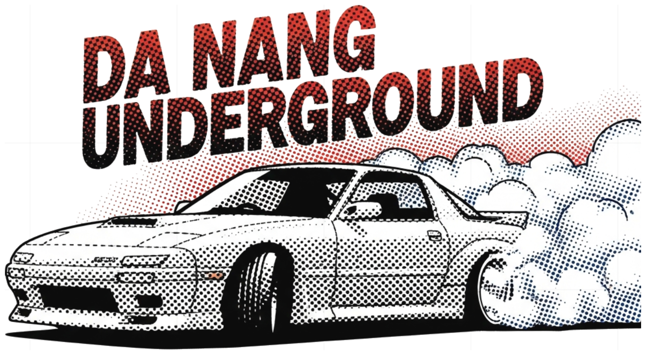 Áo Thun Unisex JDM DA NANG UNDERGROUND Form Rộng Cotton 100% Streetwear Drift Car Cực Chất - 300526-15-14-MNY
