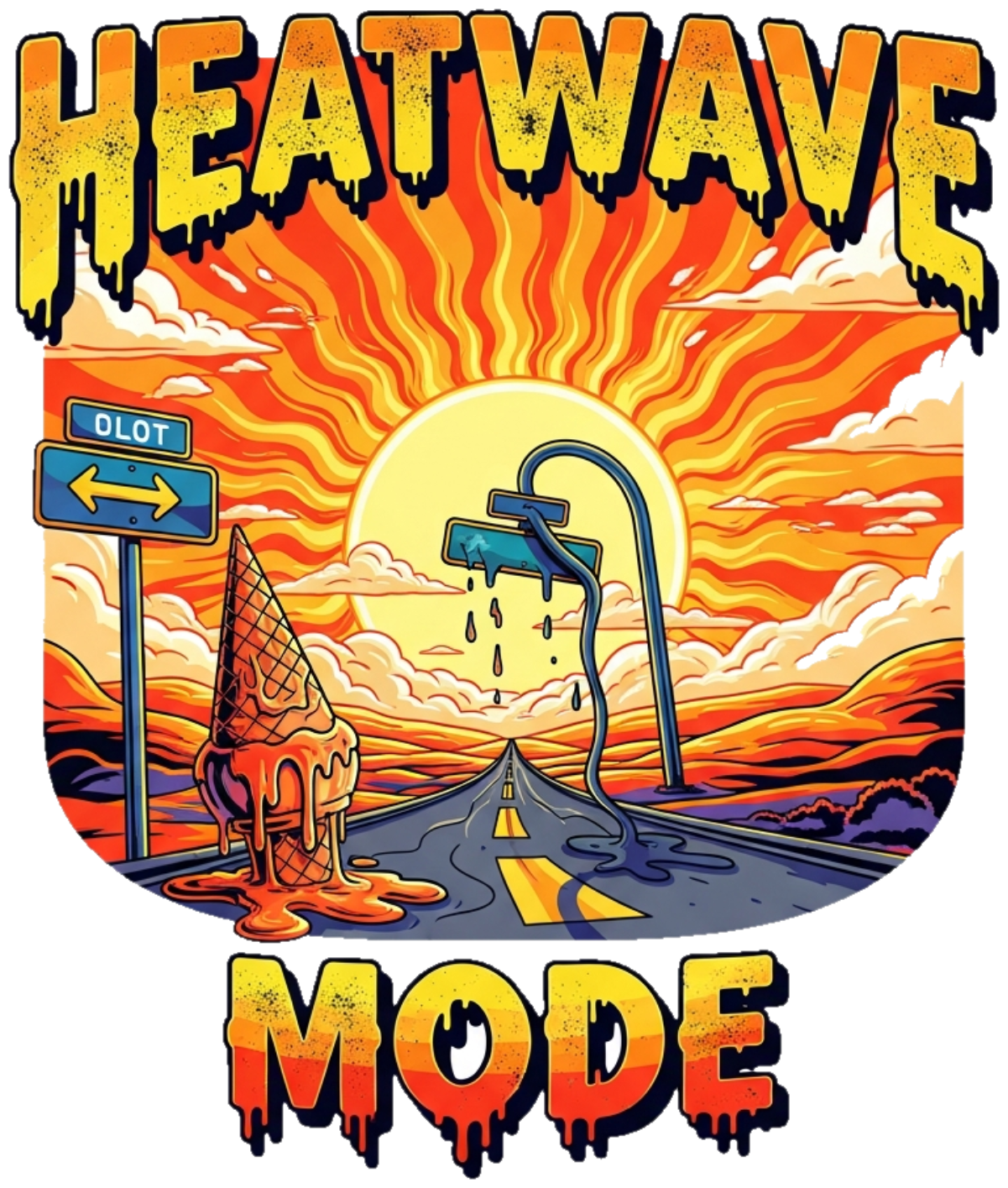 Áo Thun Màu Kem Thiết Kế Heatwave Mode Độc Đáo - 310326-16-21-AGK