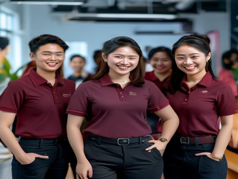 Áo thun đồng phục kỹ thuật: Thoải mái vận động, an toàn thi công