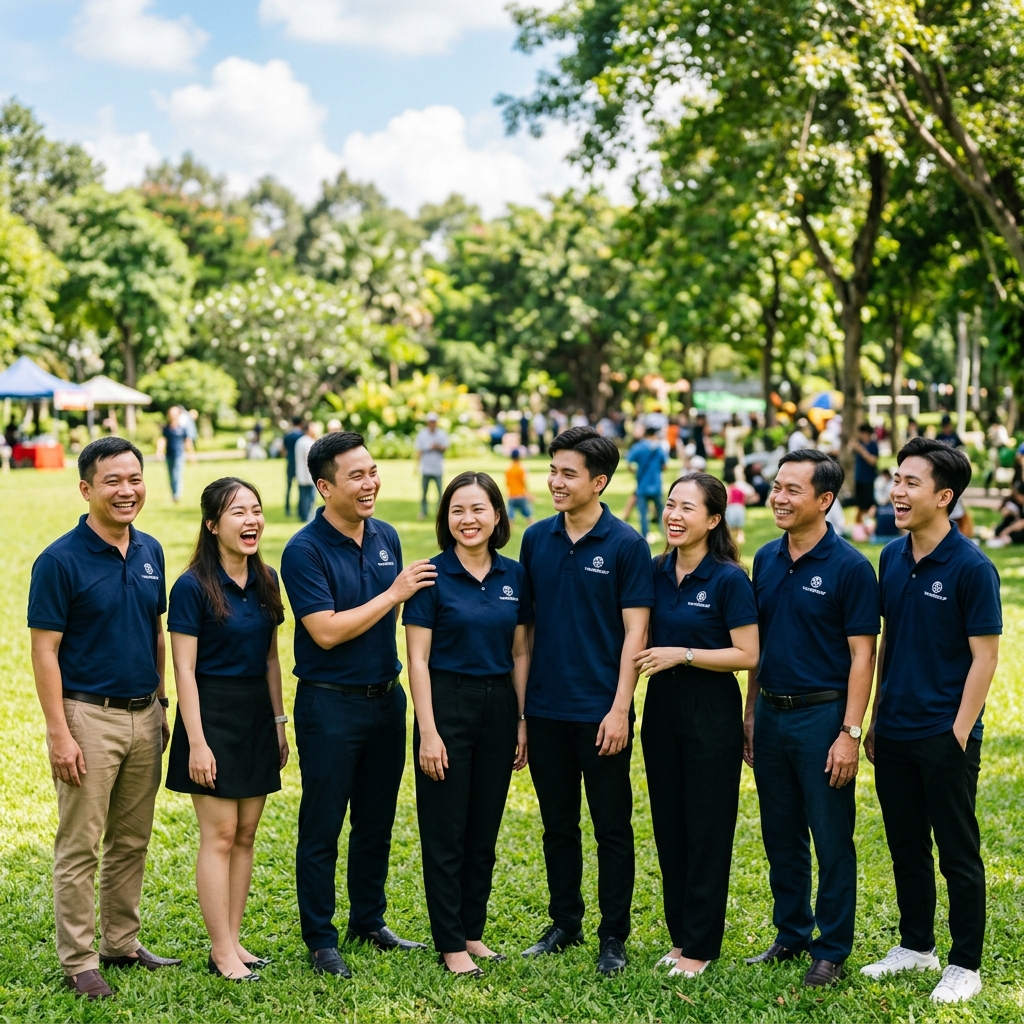 Áo thun Polo và cổ tròn: Đâu là lựa chọn hoàn hảo cho sự kiện ngoài trời?